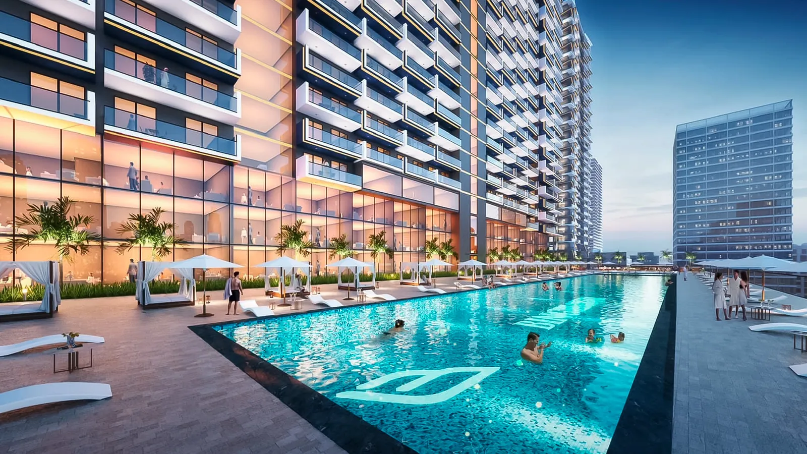 Onyx amenities in Jumeirah Village Circle, Dubai