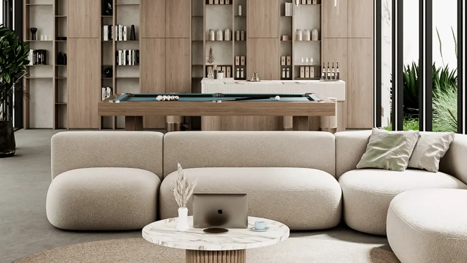Oxford Gardens interior in Arjan, Dubai