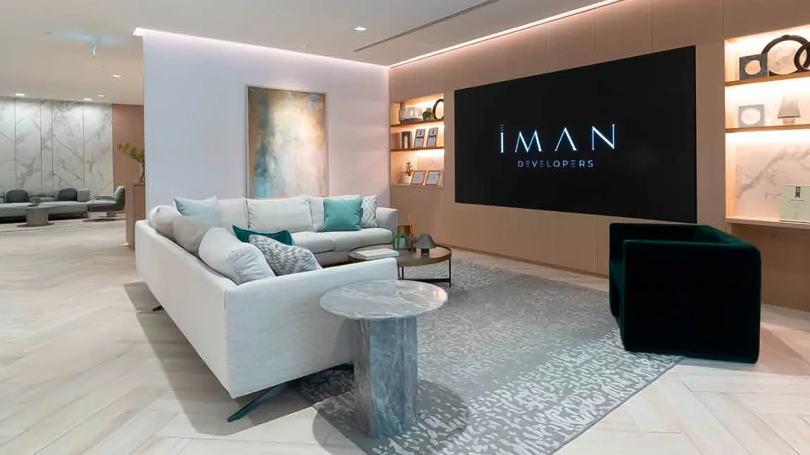 Oxford Gardens interior in Arjan, Dubai