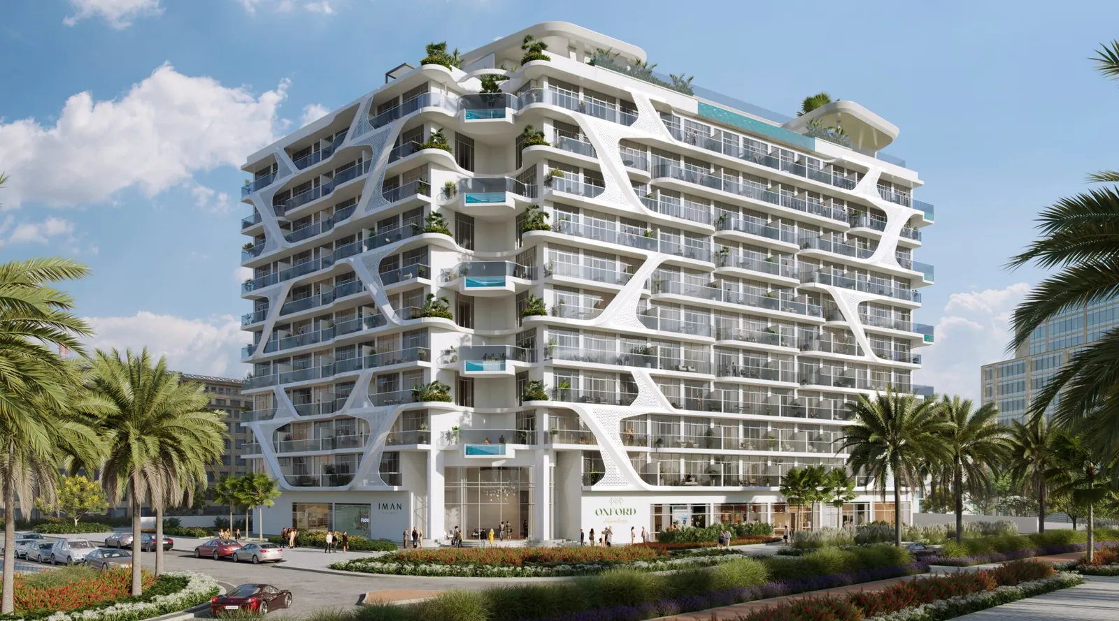 Oxford Gardens residential complex in Arjan, Dubai
