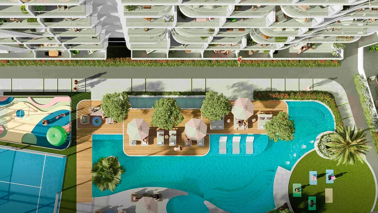 Oxford Gardens amenities in Arjan, Dubai