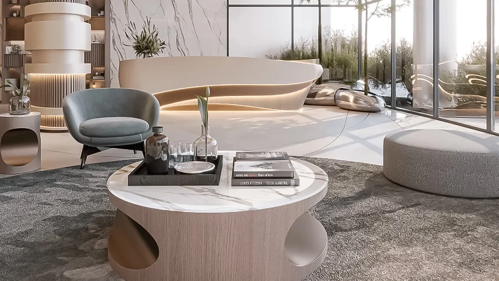 Oxford Gardens residential complex in Arjan, Dubai