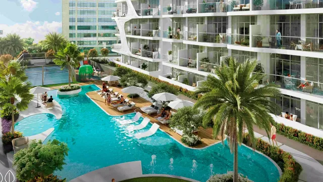 Oxford Gardens residential complex in Arjan, Dubai