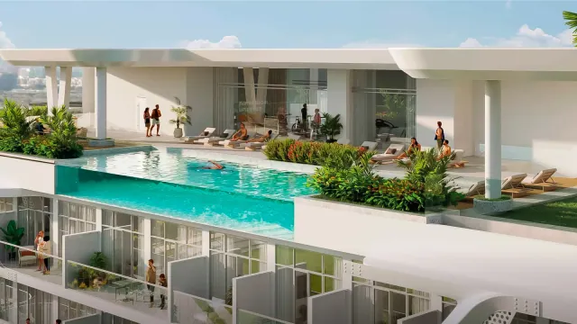 Oxford Gardens residential complex in Arjan, Dubai