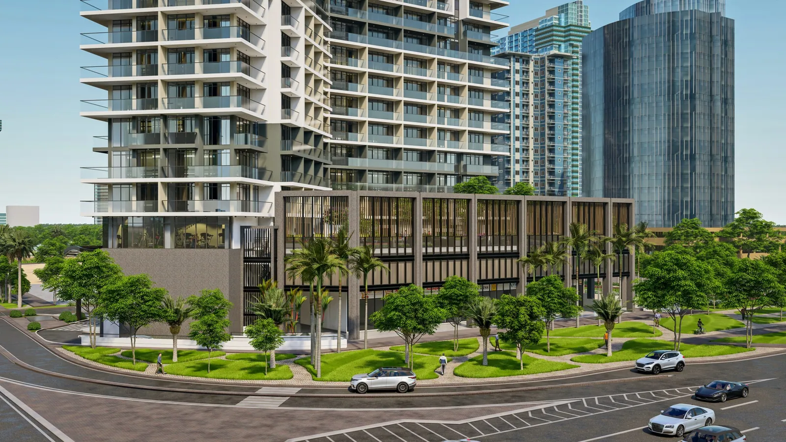 Paragon residential complex in Business Bay, Dubai