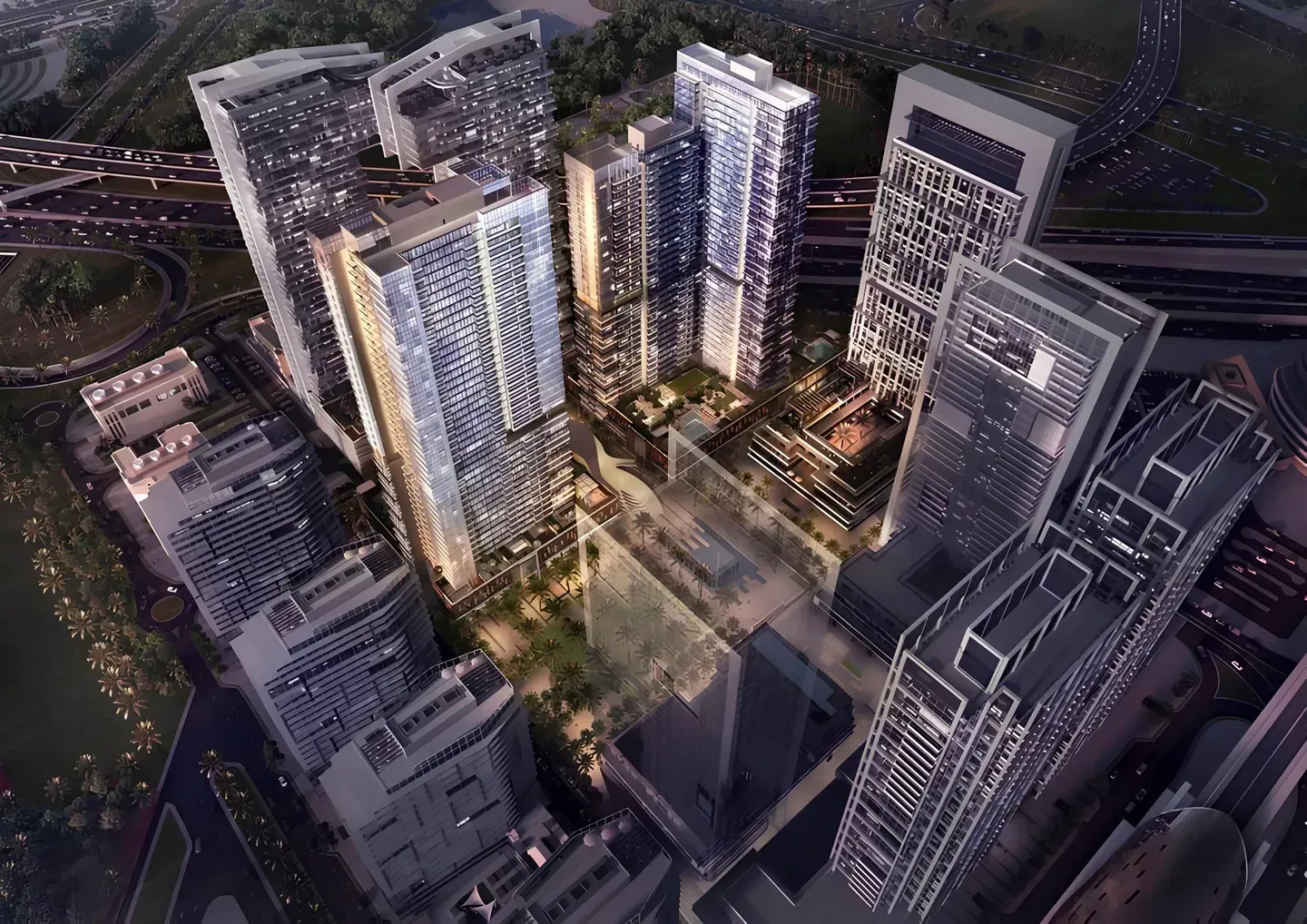 Park Views Residences amenities in Al Kifaf, Dubai