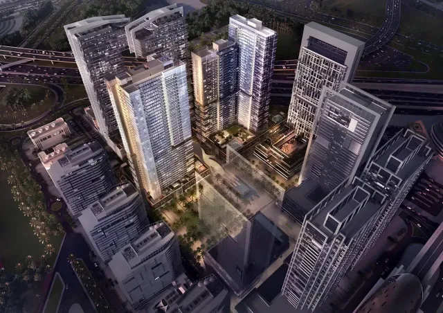 Park Views Residences residential complex in Al Kifaf, Dubai