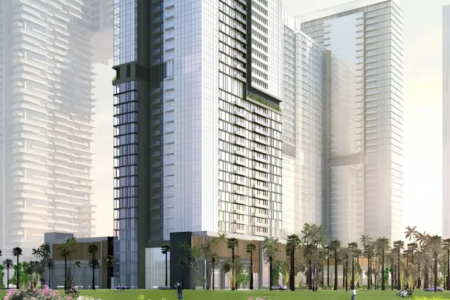 Park Views Residences residential complex in Al Kifaf, Dubai