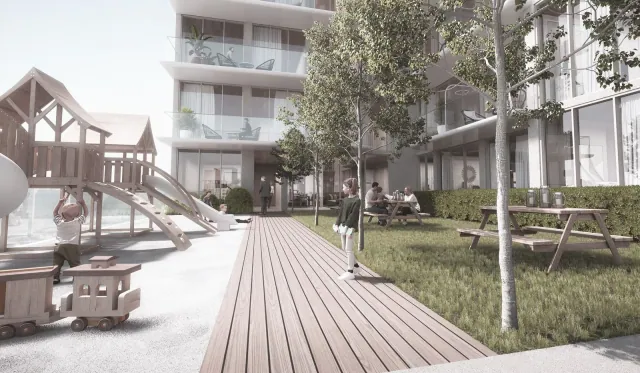 Pearl House residential complex in Jumeirah Village Circle, Dubai