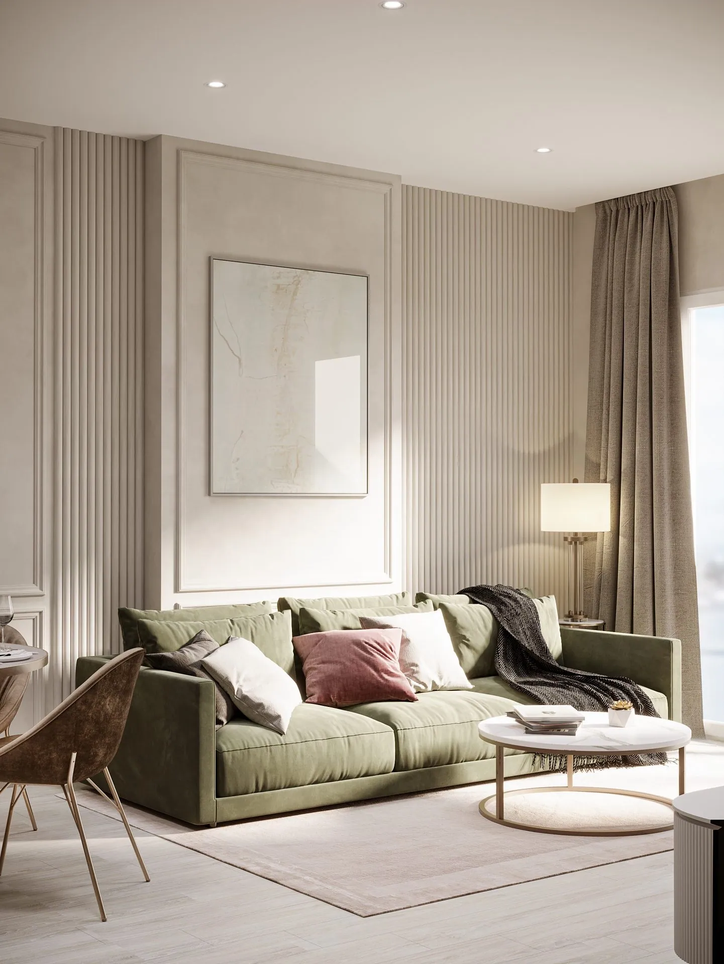 Q Gardens Lofts interior in Jumeirah Village Circle, Dubai