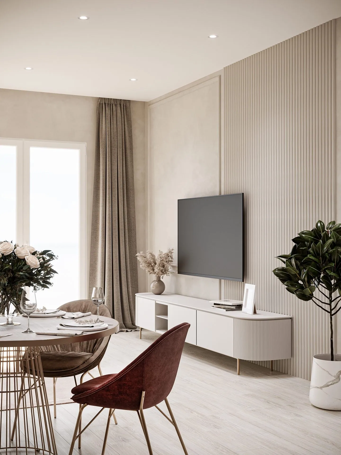 Q Gardens Lofts interior in Jumeirah Village Circle, Dubai