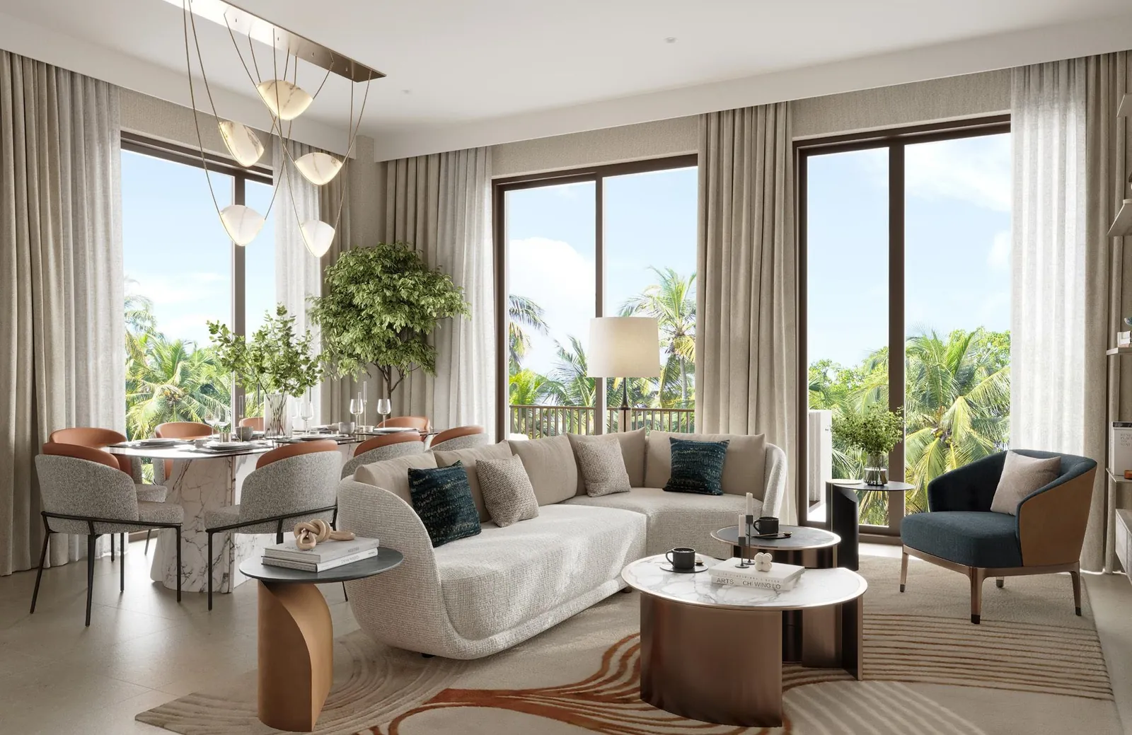 Savanna interior in Creek Harbour, Dubai