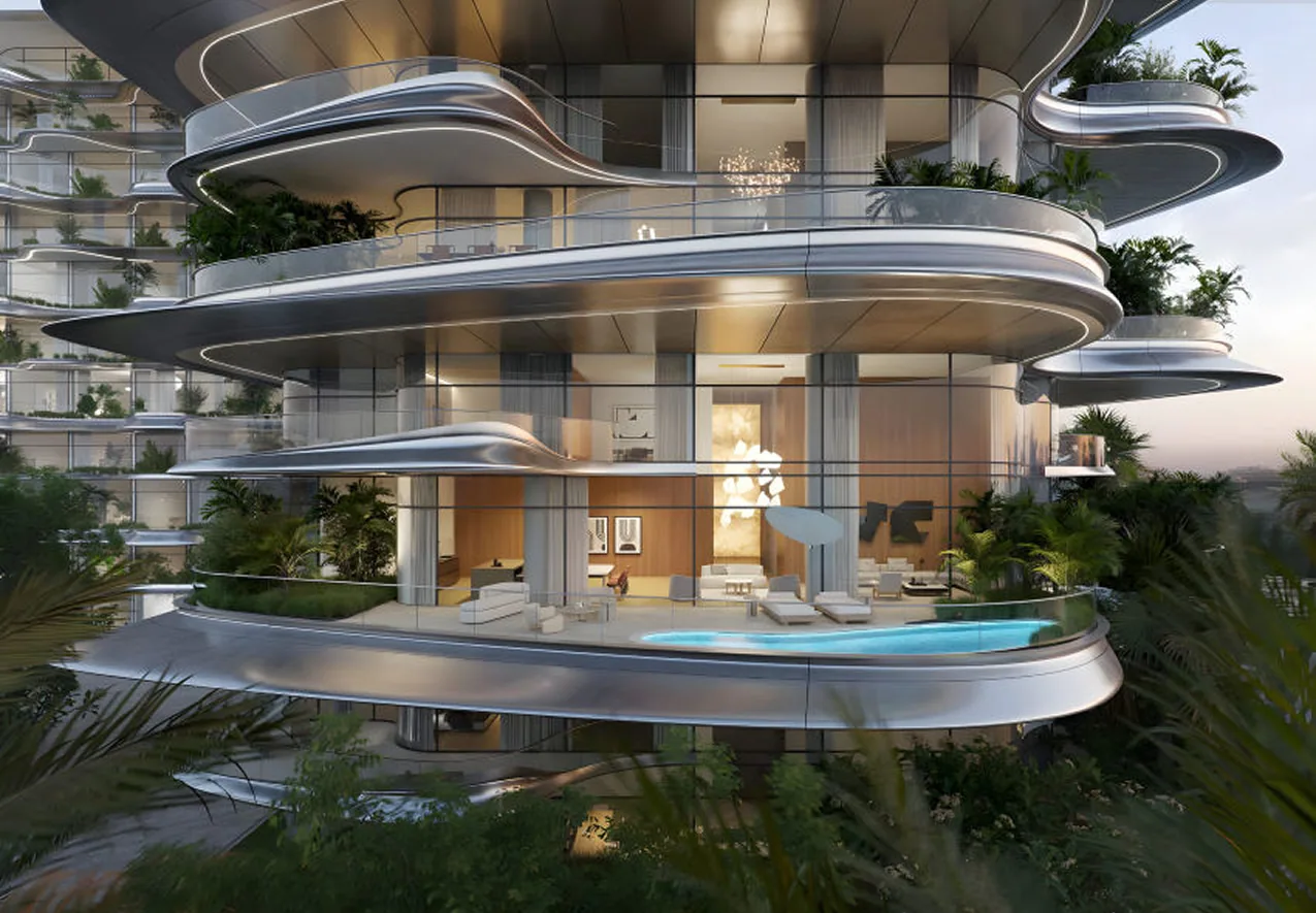 SLS Residences the Palm residential complex in Palm Jumeirah, Dubai
