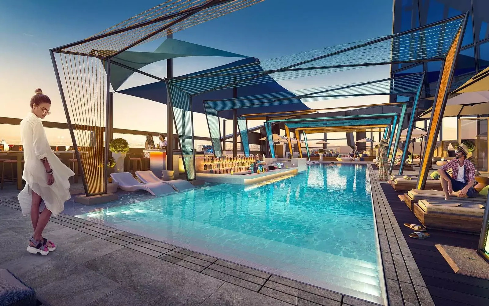SO Uptown amenities in Jumeirah Lake Towers, Dubai