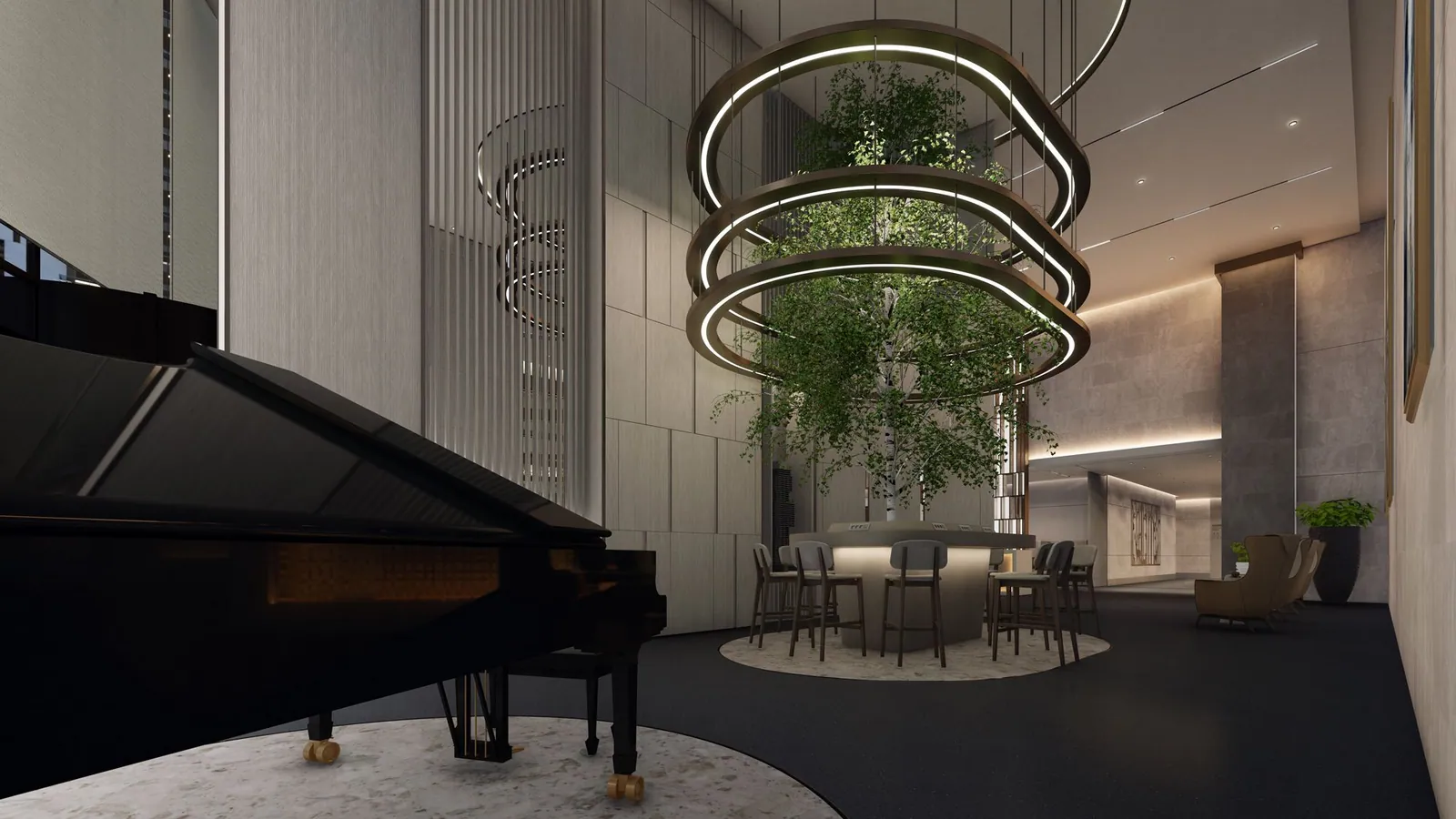Society House interior in Business Bay, Dubai