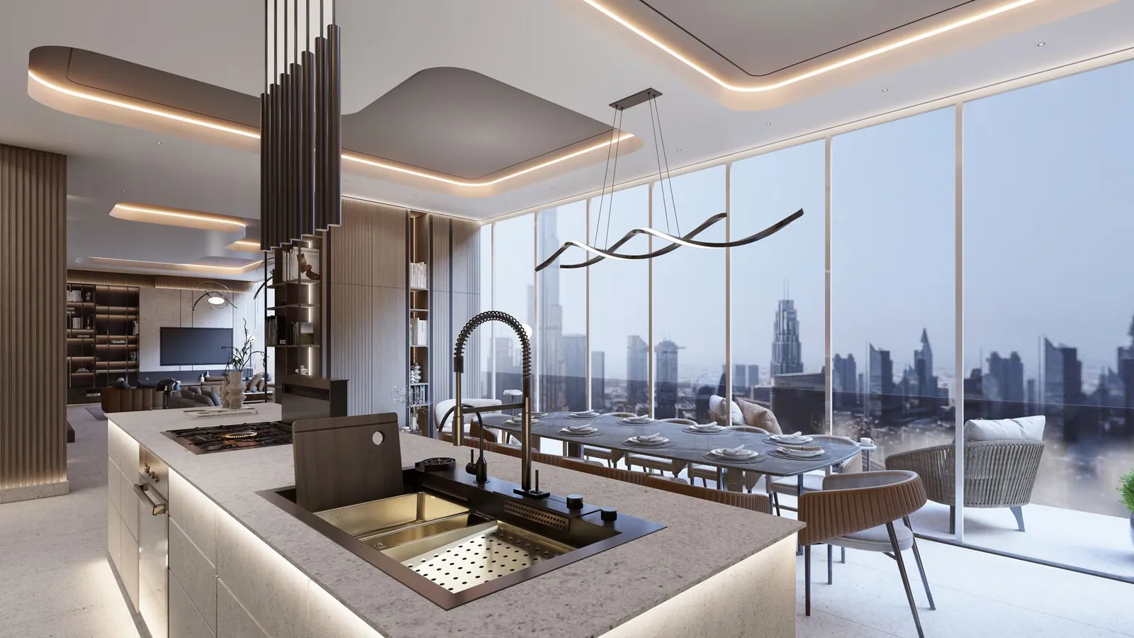 Society House residential complex in Business Bay, Dubai