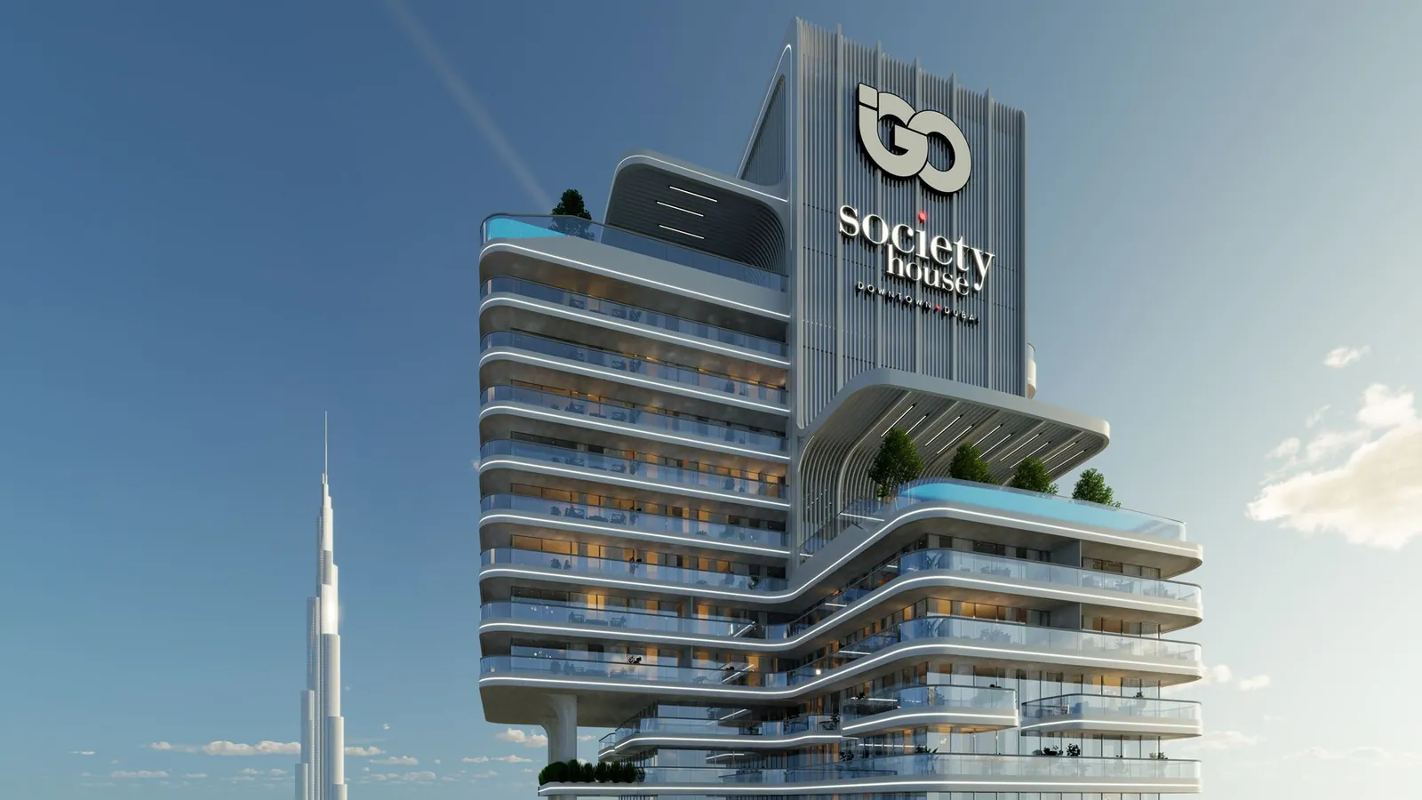 Society House residential complex in Business Bay, Dubai