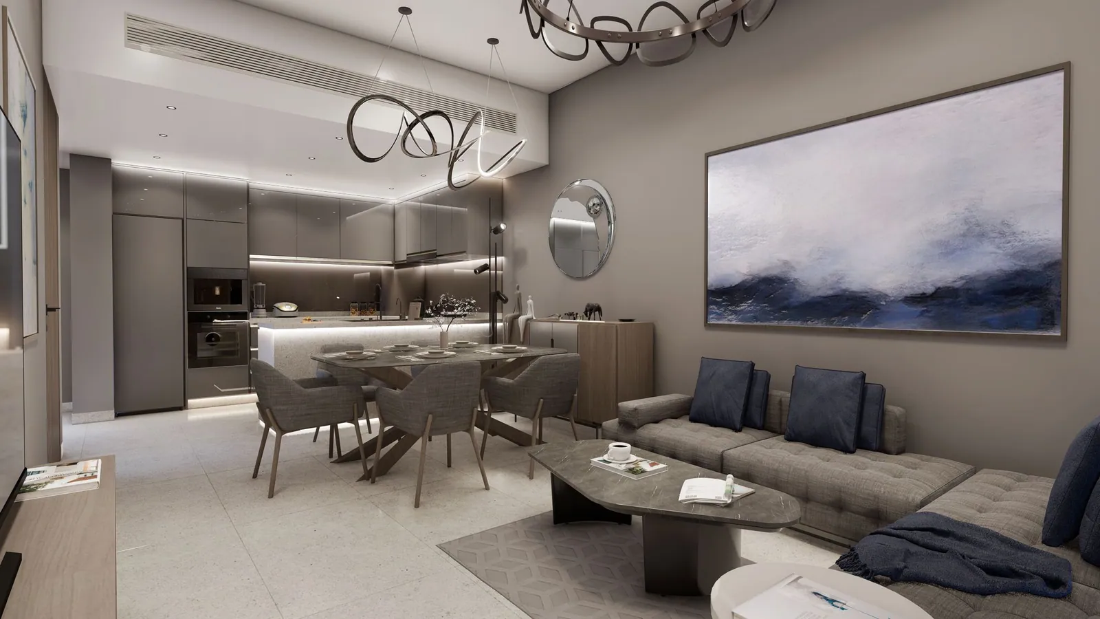 Society House interior in Business Bay, Dubai