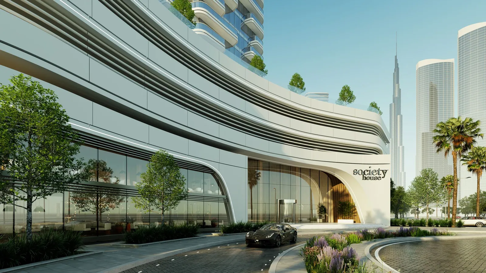 Society House residential complex in Business Bay, Dubai