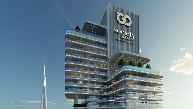Society House residential complex in Business Bay, Dubai