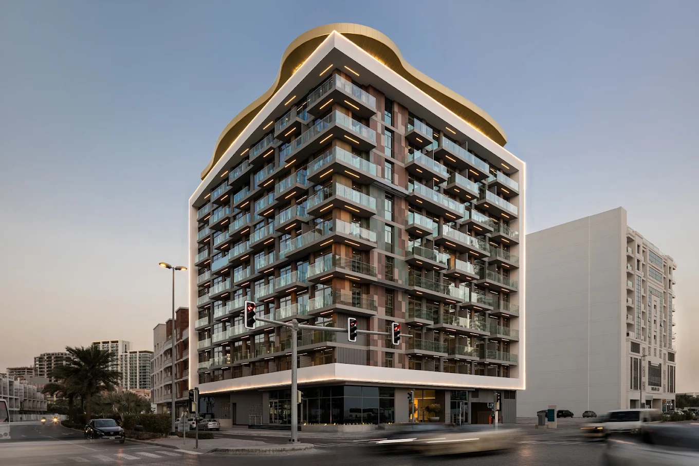 Stonehenge residential complex in Jumeirah Village Circle, Dubai