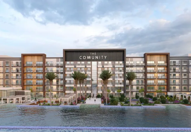 The Community 2 residential complex in Motor City, Dubai
