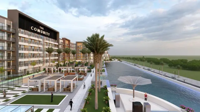 The Community 2 residential complex in Motor City, Dubai