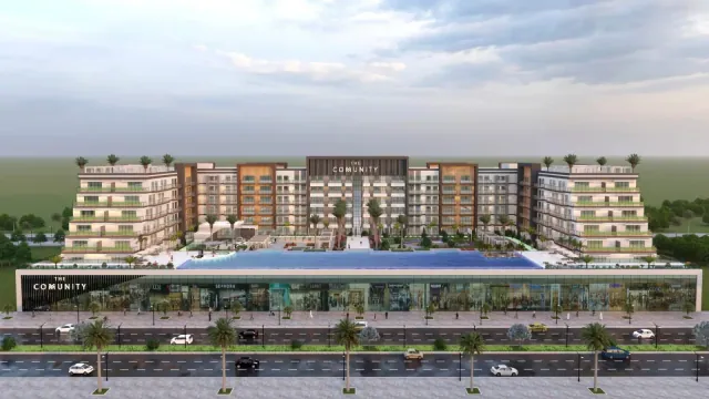The Community 2 residential complex in Motor City, Dubai