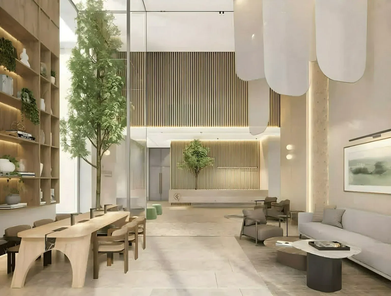 The Highbury interior in Mohammed Bin Rashid City, Dubai