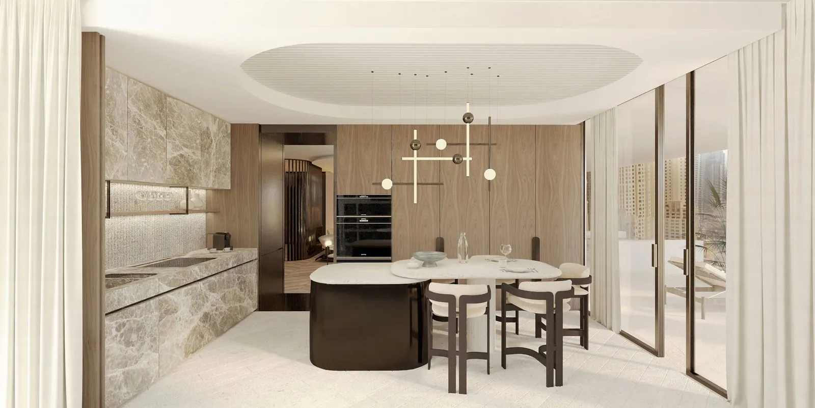 The Ritz-Carlton Residences residential complex in Business Bay, Dubai