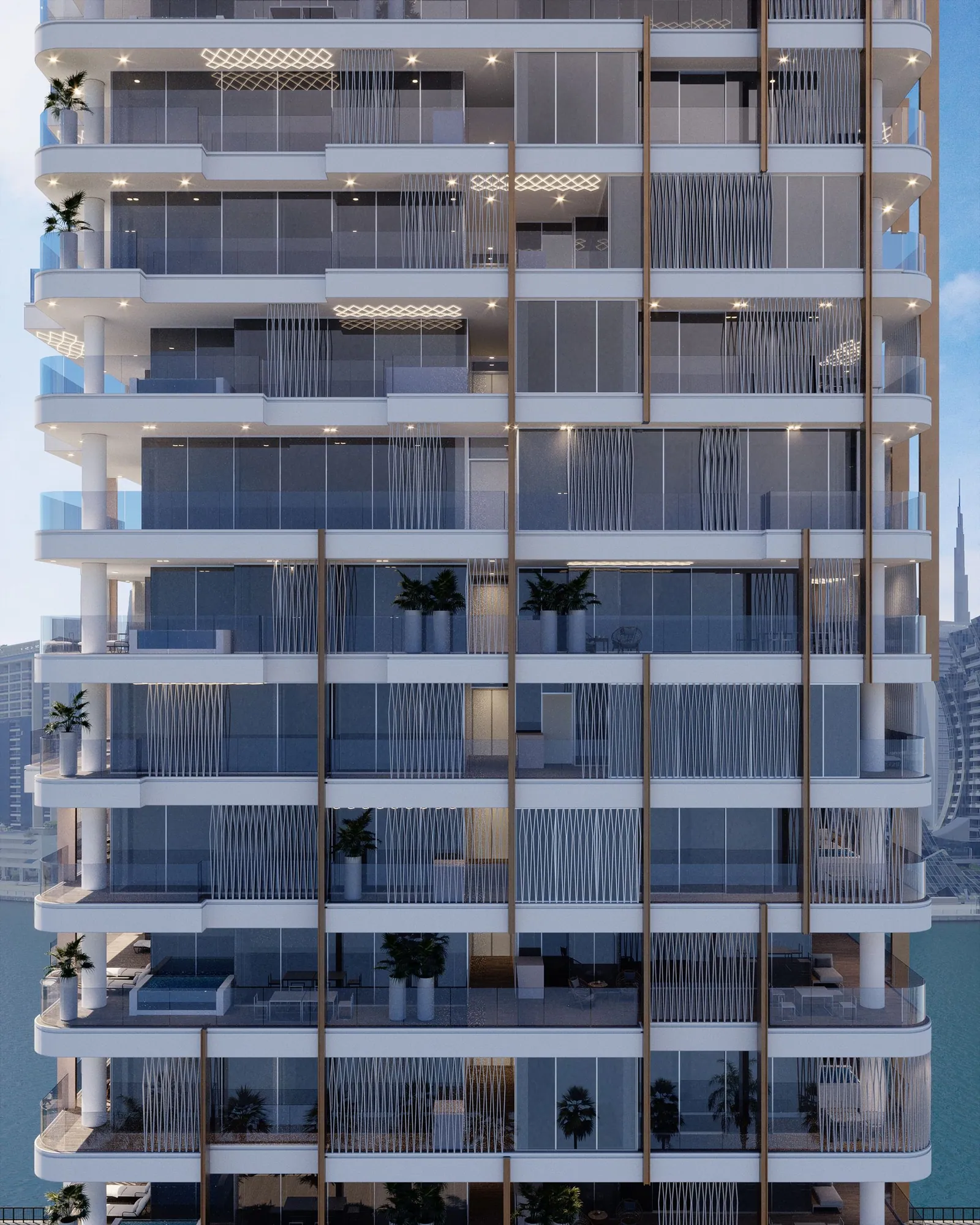 The Ritz-Carlton Residences residential complex in Business Bay, Dubai