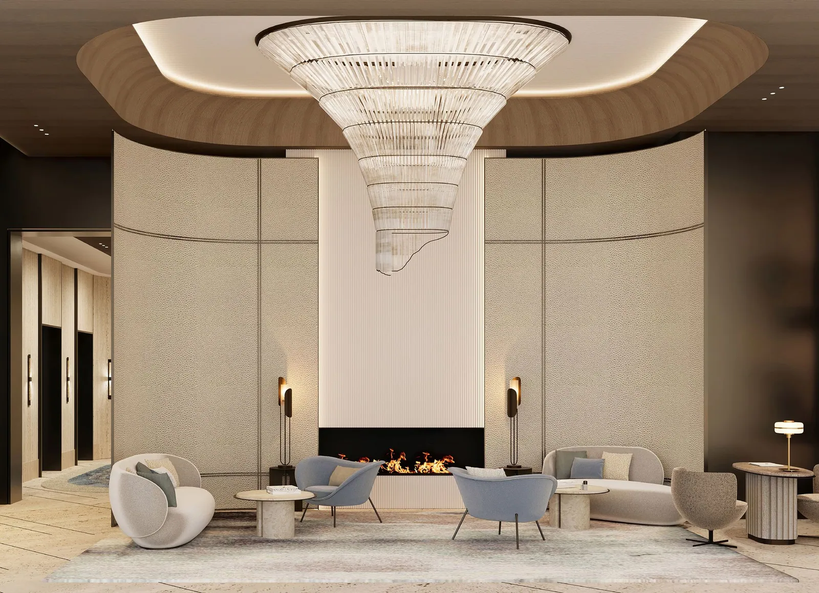 The Ritz-Carlton Residences interior in Business Bay, Dubai