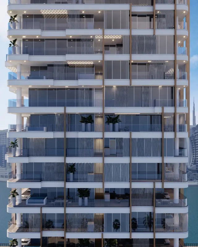 The Ritz-Carlton Residences residential complex in Business Bay, Dubai