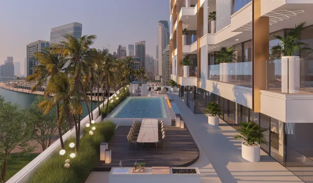 The Ritz-Carlton Residences residential complex in Business Bay, Dubai