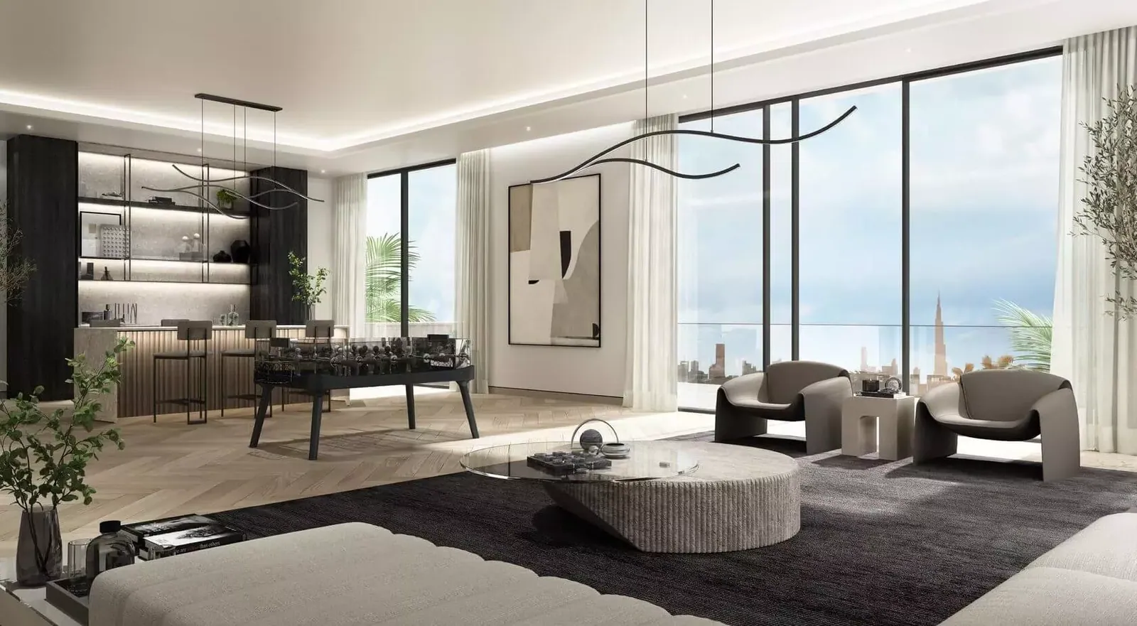 The Sanctuary interior in Mohammed Bin Rashid City, Dubai