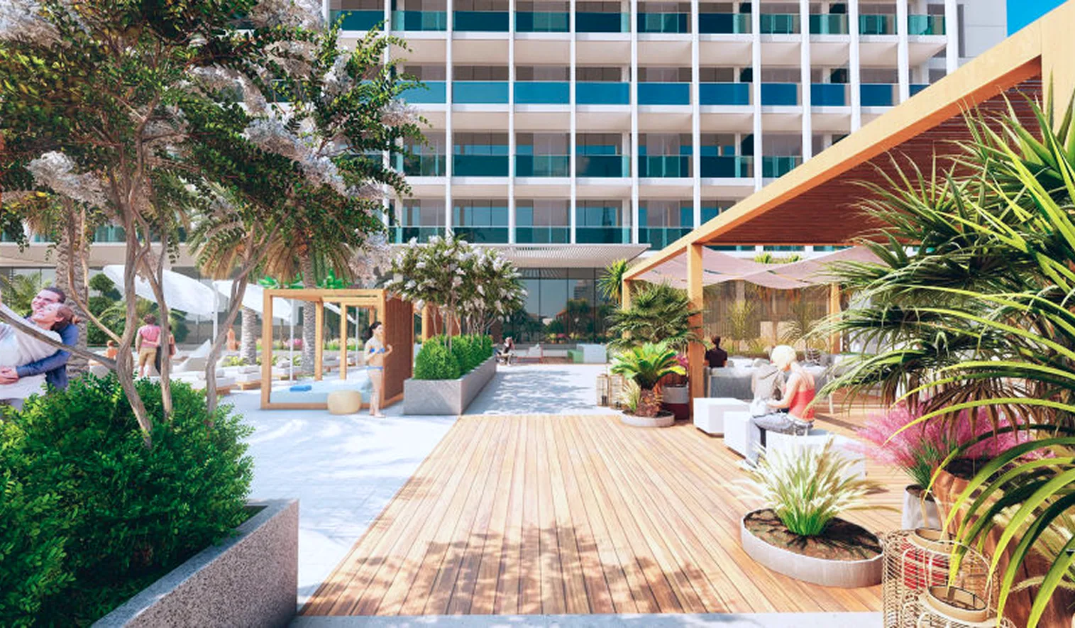 Upside Living residential complex in Business Bay, Dubai