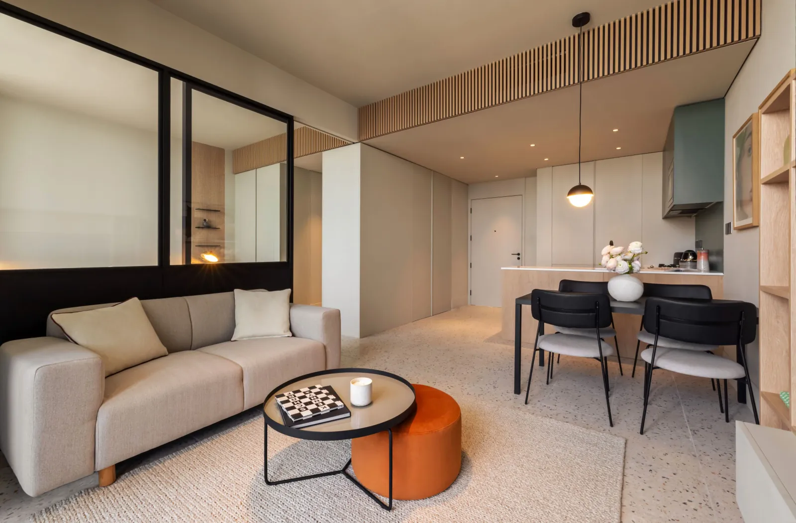 Upside Living interior in Business Bay, Dubai