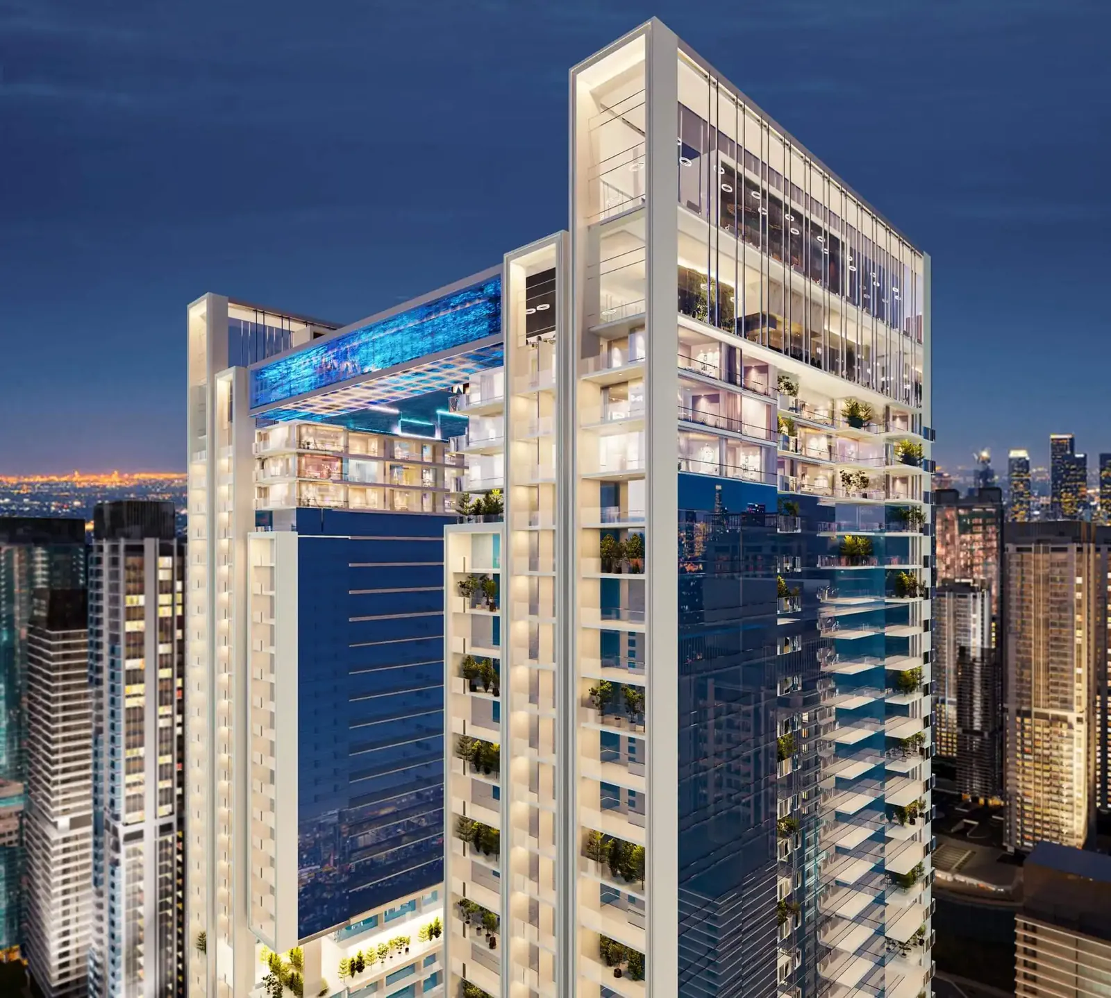 Viewz Residence residential complex in Jumeirah Lake Towers, Dubai