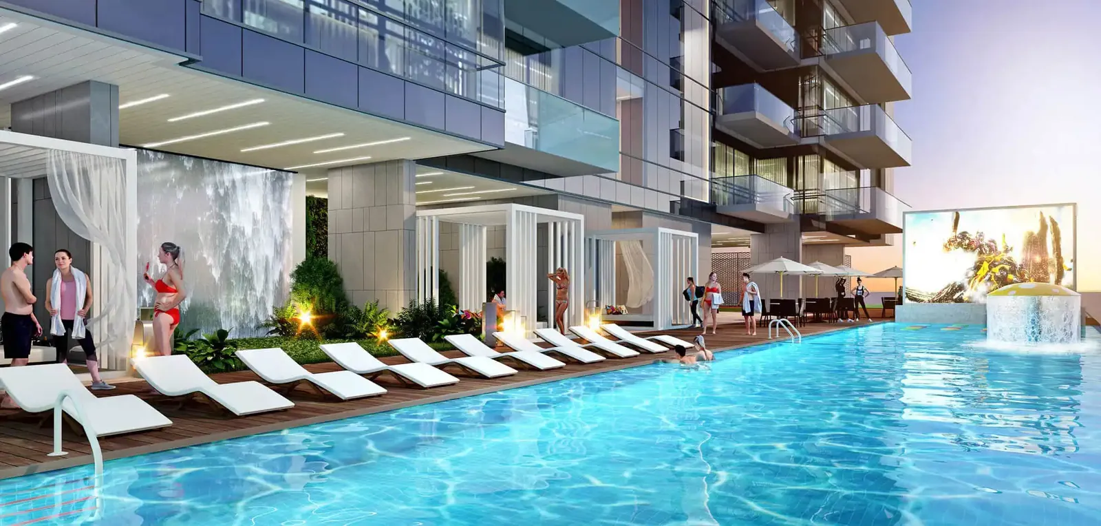 Viewz Residence residential complex in Jumeirah Lake Towers, Dubai