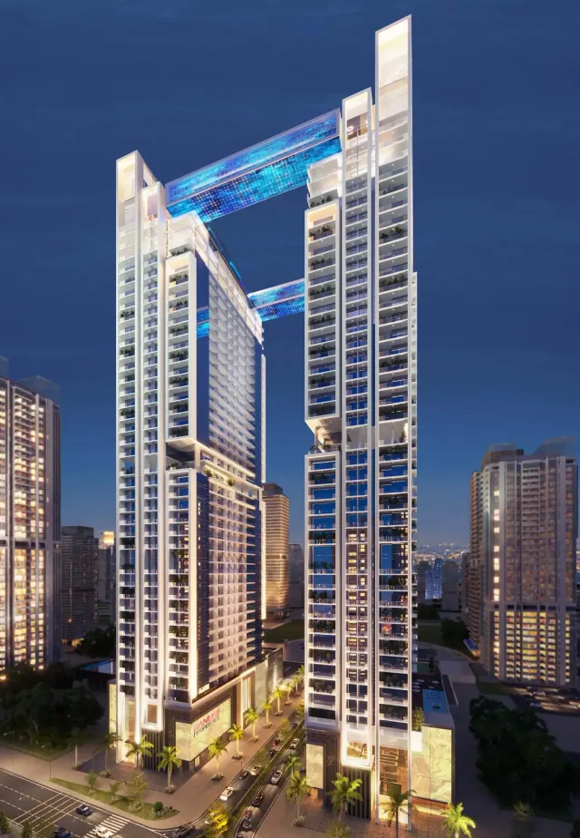 Viewz Residence residential complex in Jumeirah Lake Towers, Dubai